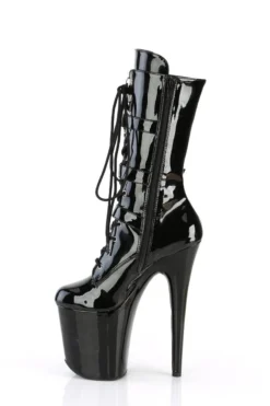 Pleaser USA Flamingo-1053 8inch Pleaser Boots - Patent Black -Radi Style Shop flamingo 1053 b m13 1