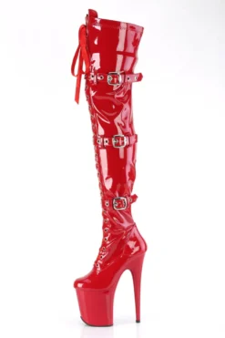 Pleaser USA Flamingo-3028 8inch Thigh High Pleaser Boots - Patent Red -Radi Style Shop flamingo 3028 r m05 5840b56f 1043 4b33 a9b0 299d72e21f0f