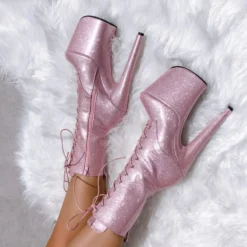 Hella Heels The Glitterati 8inch Boots - Sugarbaby -Radi Style Shop glitter 23