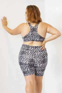 Lunalae Zeta Biker Shorts - Grey Leopard -Radi Style Shop greyleomali biker2 1