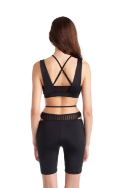 Hamade Activewear O-Ring Cycling Shorts - Black -Radi Style Shop hamadeIV41