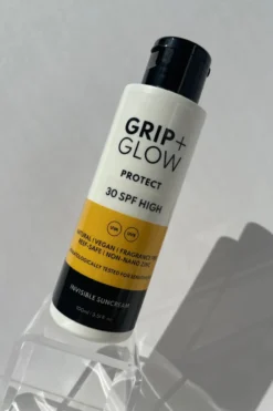Grip + Glow 30SPF Invisible Suncream (100ml/Travel Size)