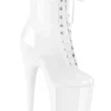 Pleaser USA Infinity-1020 9inch Pleaser Boots - Patent White