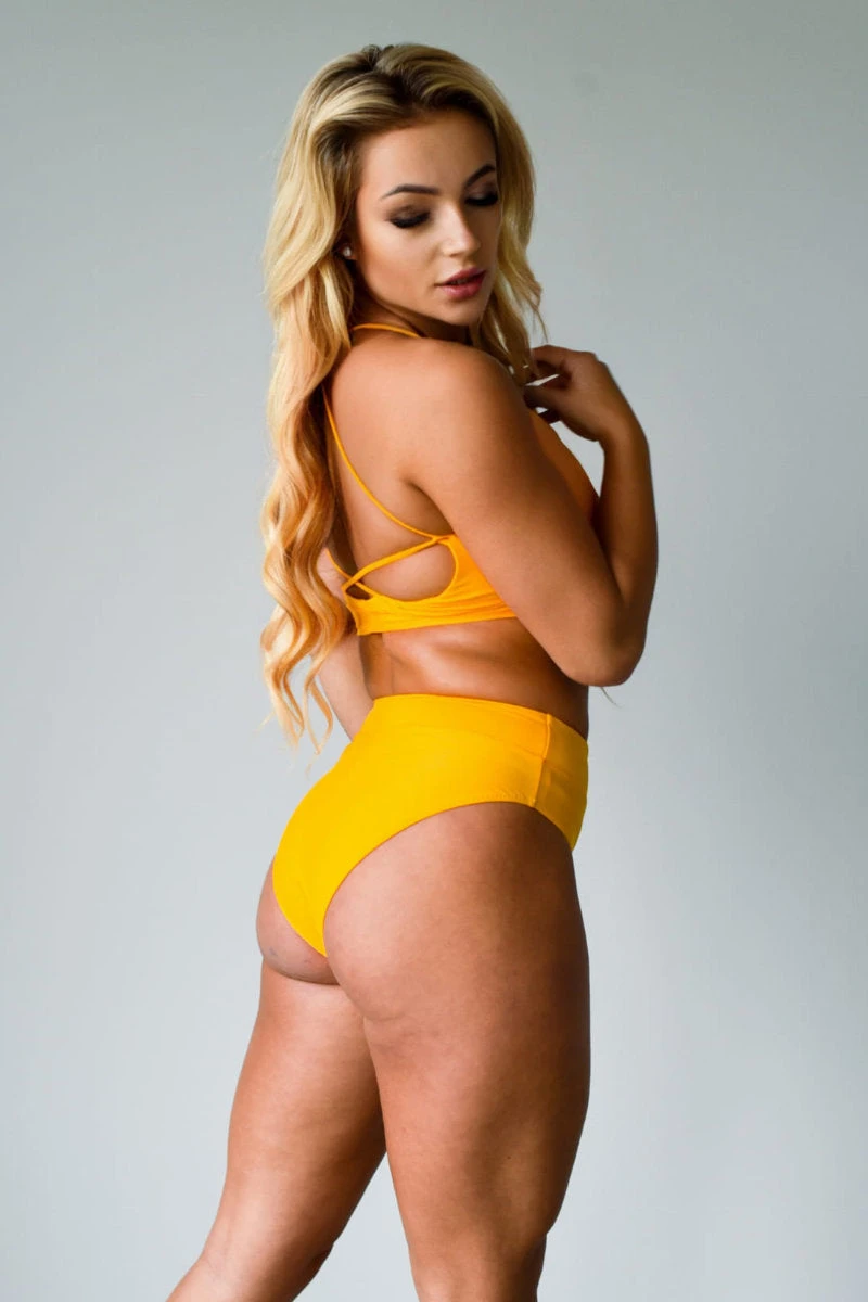 Pole Addict Isla Top - Mango 2 Pole Addict Isla Top - Mango - Image 2