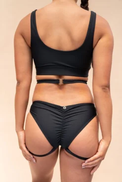 Lunalae Kehlani Low Waist Bottoms - Recycled Black -Radi Style Shop kl5