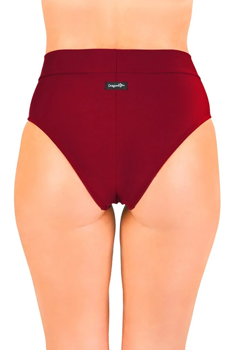 Dragonfly Molly Shorts - Burgundy Mesh 3 Dragonfly Molly Shorts - Burgundy Mesh - Image 3