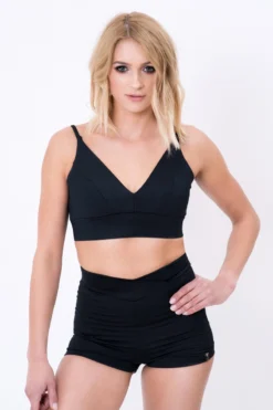 Pole Addict Kopia Basic High Waisted Shorts - Black -Radi Style Shop pole 005