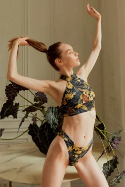 Shark Polewear Tanna Top - Gold Jungle -Radi Style Shop pole shark0640edit 56270c1f ef4a 4ade 8fa0 c855a003fc39