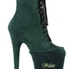 Pleaser USA Shoe Protectors - Emerald Green Velvet