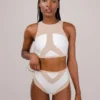 FANNA Shark Top - White/Beige