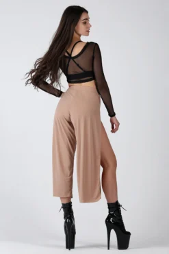 REV ACTIV Sensual Flow Pants (with Leg Slit) - Coffee