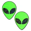 Pastease Alien Nipple Pasties - Glow In The Dark