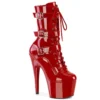 Pleaser USA Adore-1043 7inch Pleaser Boots - Patent Red