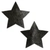 Pastease Star Nipple Pasties - Liquid Black
