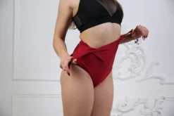 Shark Polewear Sling Shorts - Wine -Radi Style Shop slingwine5