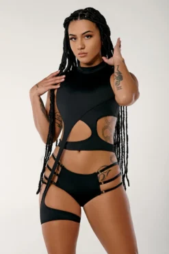 CXIX Dopamine Solo Garter Top -Black -Radi Style Shop solo garter top Dopamine dropping low bottoms black cxix8 b3335422 5f25 4187 80db a847e5b21135 1