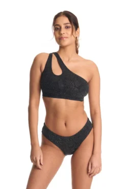 Bandurska Someday Top - Shimmery Black 9 Bandurska Someday Top - Shimmery Black -Radi Style Shop someday top