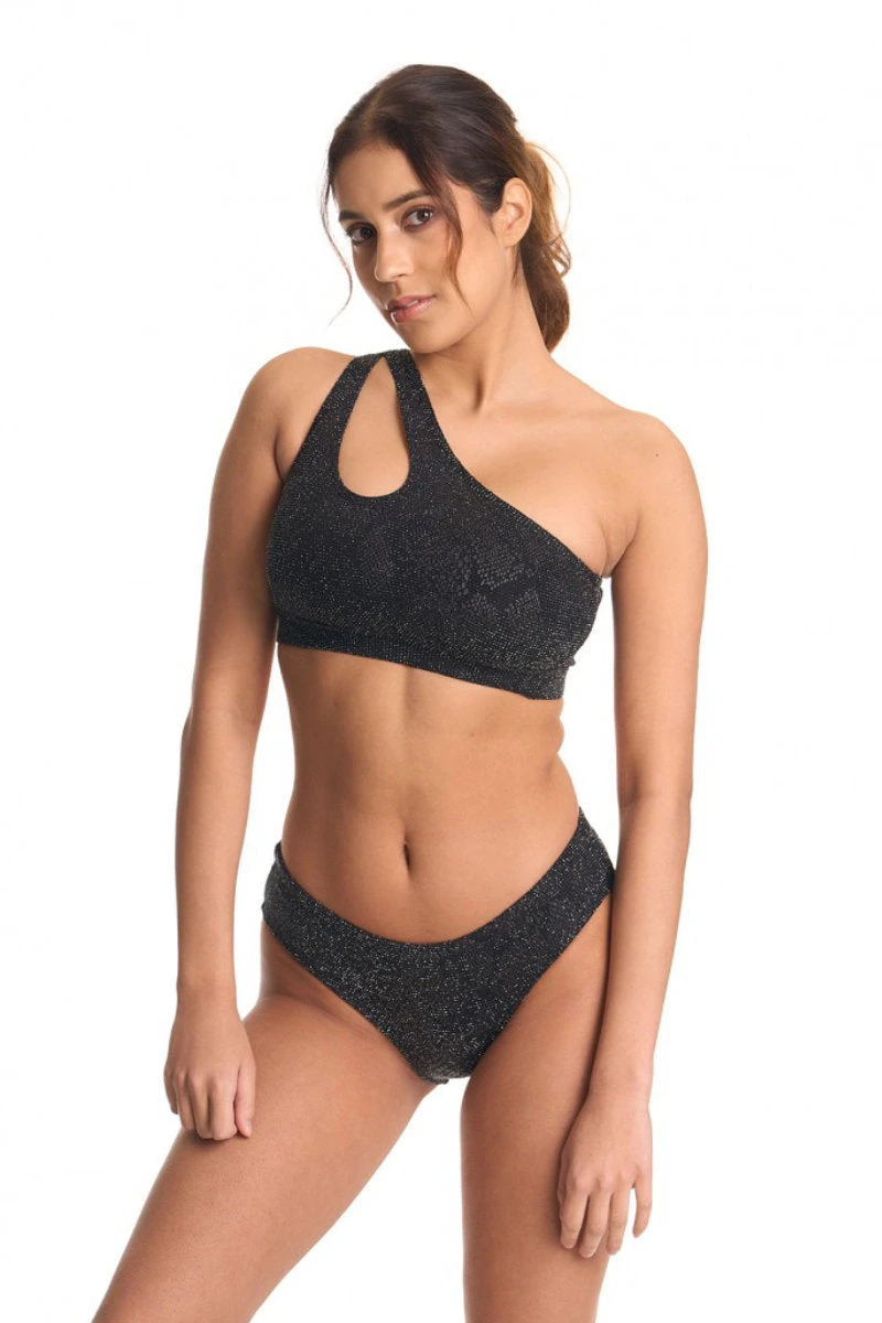 Bandurska Someday Top - Shimmery Black 1 Bandurska Someday Top - Shimmery Black