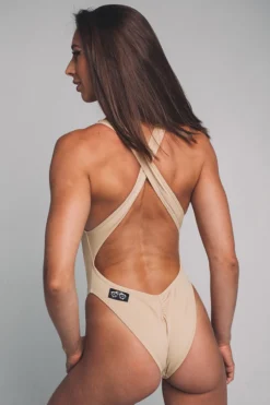 Shark Polewear Vashkelita Bodysuit - Beige -Radi Style Shop vashkelitanude2