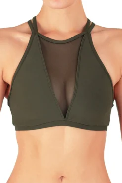 Dragonfly Victoria Sports Bra - Khaki Mesh 5 Dragonfly Victoria Sports Bra - Khaki Mesh -Radi Style Shop vmk