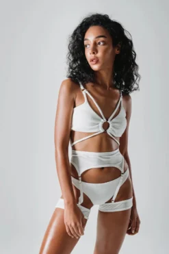 Flole Oriana Shorts And Garter Belt - White 7 Flole Oriana Shorts And Garter Belt - White -Radi Style Shop white polewear orianaset 5 1176x1800 7094e4e0 05e9 4c14 87b8 1d97a53c2234